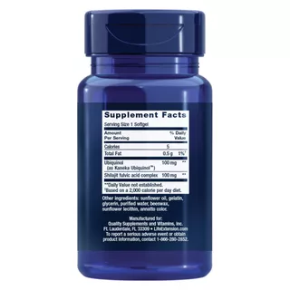 พร้อมส่ง Life Extension Super Ubiquinol CoQ10 100mg อุบิควินอล เสริมไมโตคอนเดรีย บำรุงหัวใจ พลังงานเซลล์ 60แคปซูล