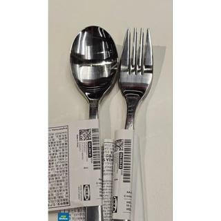 IKEA FÖRNUFT เฟอร์นุฟท์ ช้อน ส้อม สเตนเลส อิเกีย 19 ซม.