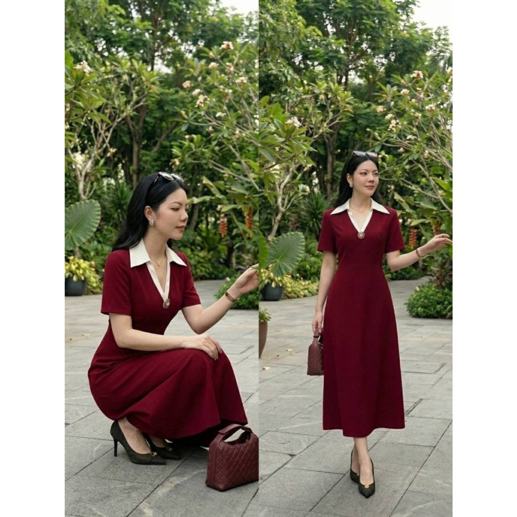 ชุดเดรส ลุคคุณหนู ออกงานในวันสบายๆ สวยไม่ซ้ำใคร #G-929.3