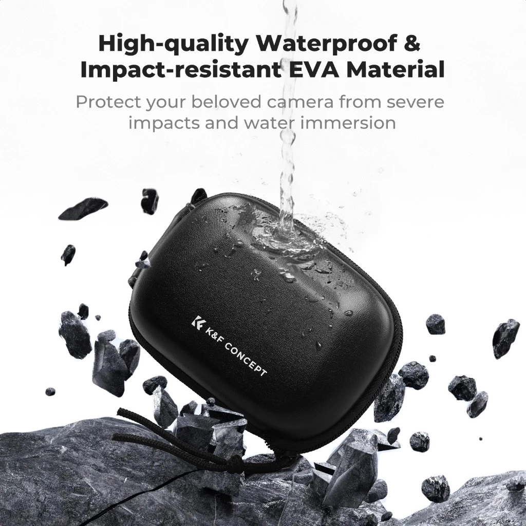 K&F CONCEPT กระเป๋ากล้อง กระเป๋าพกพา EVA Protective Case กันกระแทก สําหรับ Osmo Action Insta360 G0 thumbnail 5