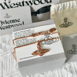 พร้อมส่ง‼️New💎Vivienne Westwood Mini Bas Relief Necklace⚡️ของแท้💯ผ่อน0%10เดือน