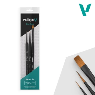 [ ส่งฟรี 🔥 ] วาเลโฮ พู่กัน Vallejo Hobby Brushes พู่กันระบายสี มีหลายแบบให้เลือก (แบบ Set)
