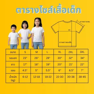 GGClothing เสื้อยืดเด็ก(เด็กสีขาว) คอกลม แขนสั้น ผ้า cotton100% NO.32 เนื้อผ้าละเอียดนุ่ม ใส่ได้ทุกเพศ