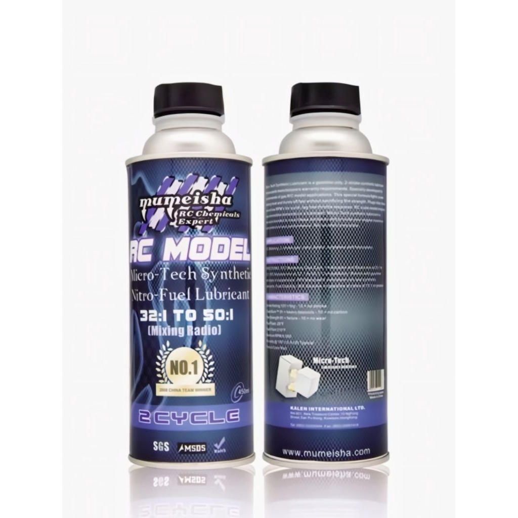 Mumeisha Micro-Tech Synthesized Nitro-Fuel Lubricant  450 ml