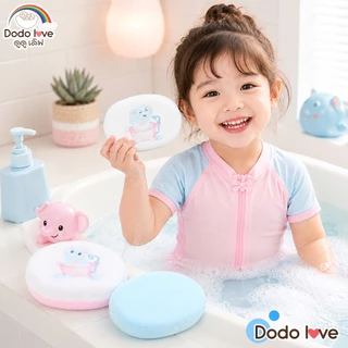 DODOLOVE ฟองน้ำ อาบน้ำเด็ก สำหรับเด็ก ฟองน้ำขัดผิวเด็ก อ่อนโยน นุ่มสบาย ไม่ระคายเคืองผิว ลายช้าง อเนกประสงค์