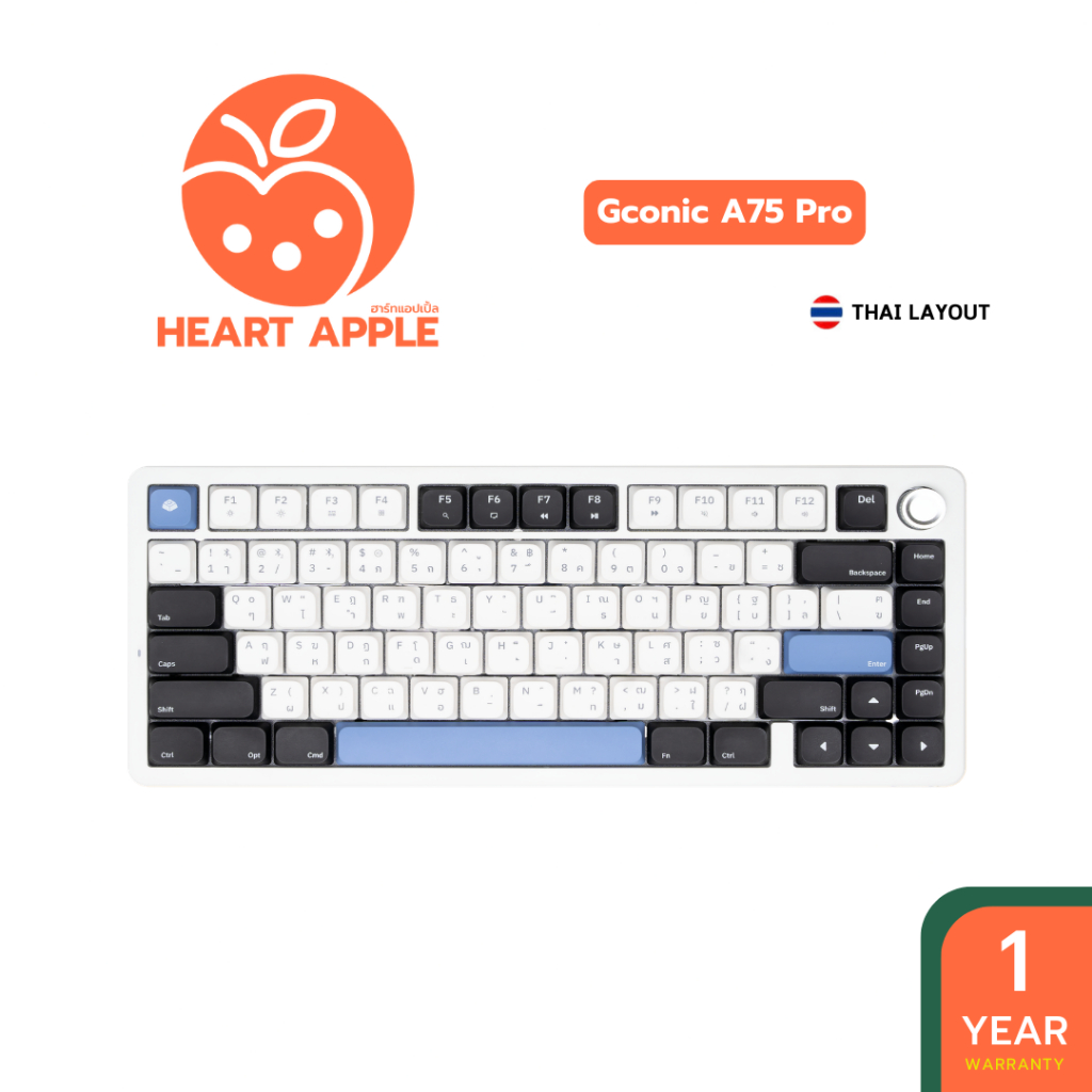 คีย์บอร์ด Gconic A75 Pro Ultra Slim Mechanical Keyboard