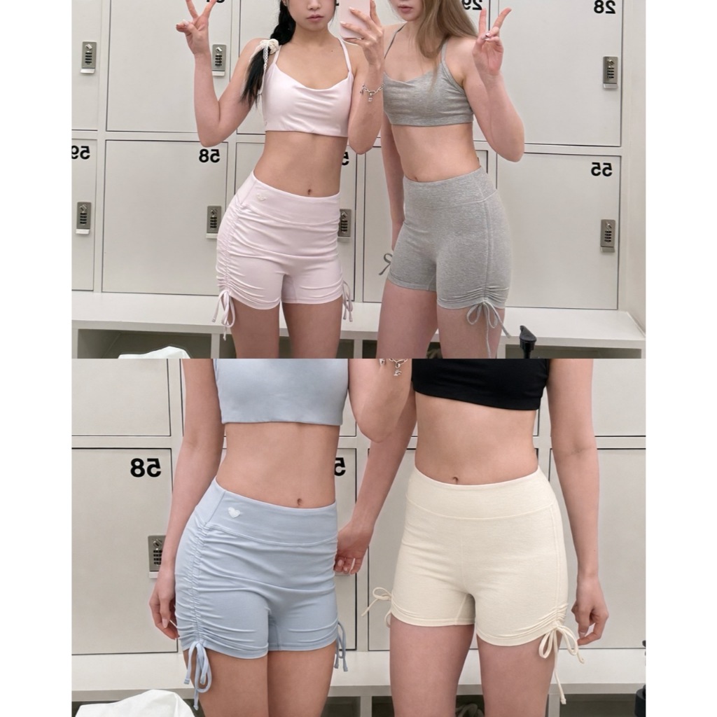 Homey Daisy Set - ชุดเซทเสื้อ กางเกงโยคะ (ขาสั้นและขาสามส่วน)