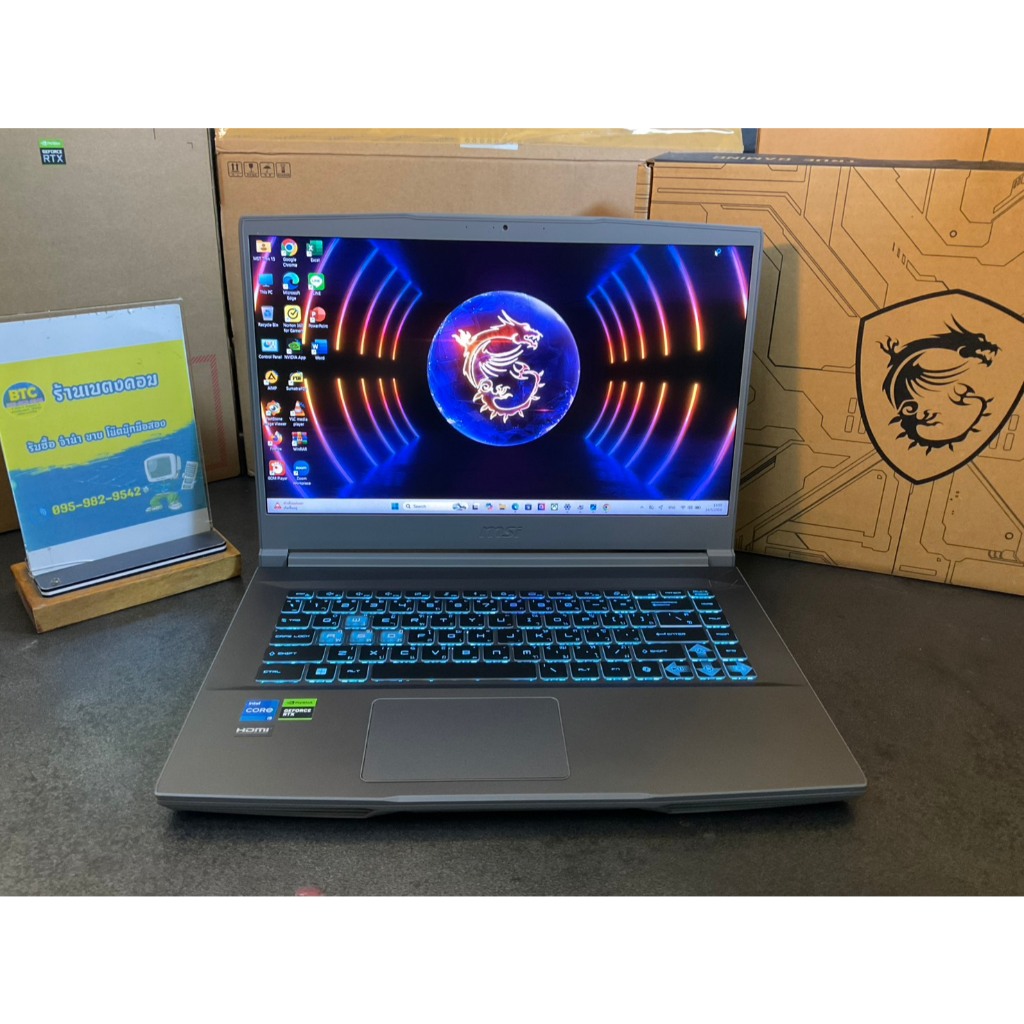 MSI Thin 15 B13UCX-1610TH มือสอง มีตำหนิ