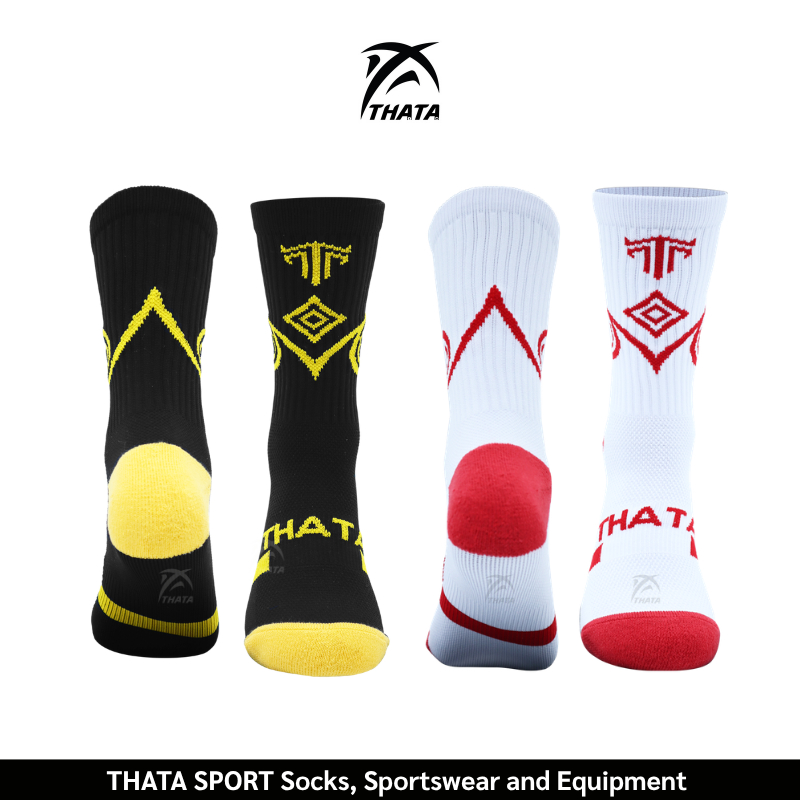 ถุงเท้าบาสเกตบอล THATA x นักรบมนตรา THATA x MANTRA WARRIOR socks