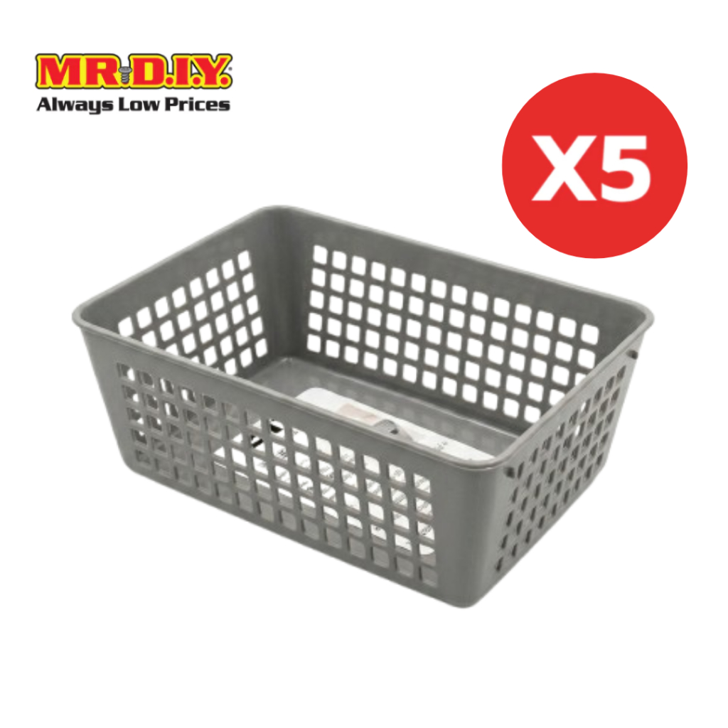 [แพ็ก 5 ชิ้น] MR.D.I.Y. ตะกร้าพลาสติกอเนกประสงค์ ขนาด 11.3 x 15.8 x 6 ซม._8976527