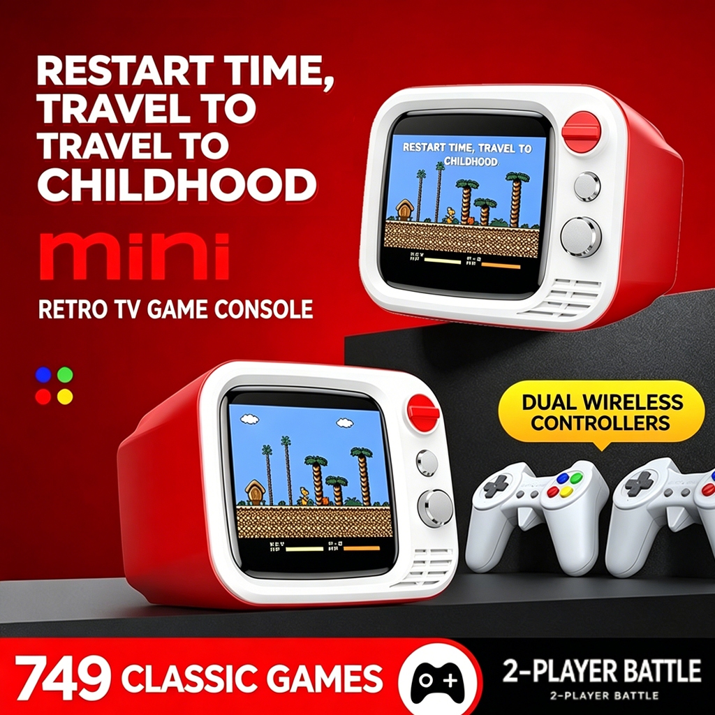 เกมกด เกมส์บอย เครื่องเกมH7 3.5 เครื่องเกมทีวีจอใหญ่📺Game player Retro Mini Handheld Game Console