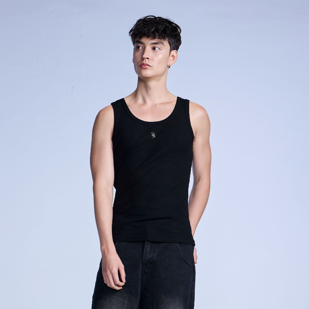 Highschool Basic Collection : Routine Men Pin Tank Top - เสื้อกล้ามผู้ชายพินไฮสคูล - TPB02062