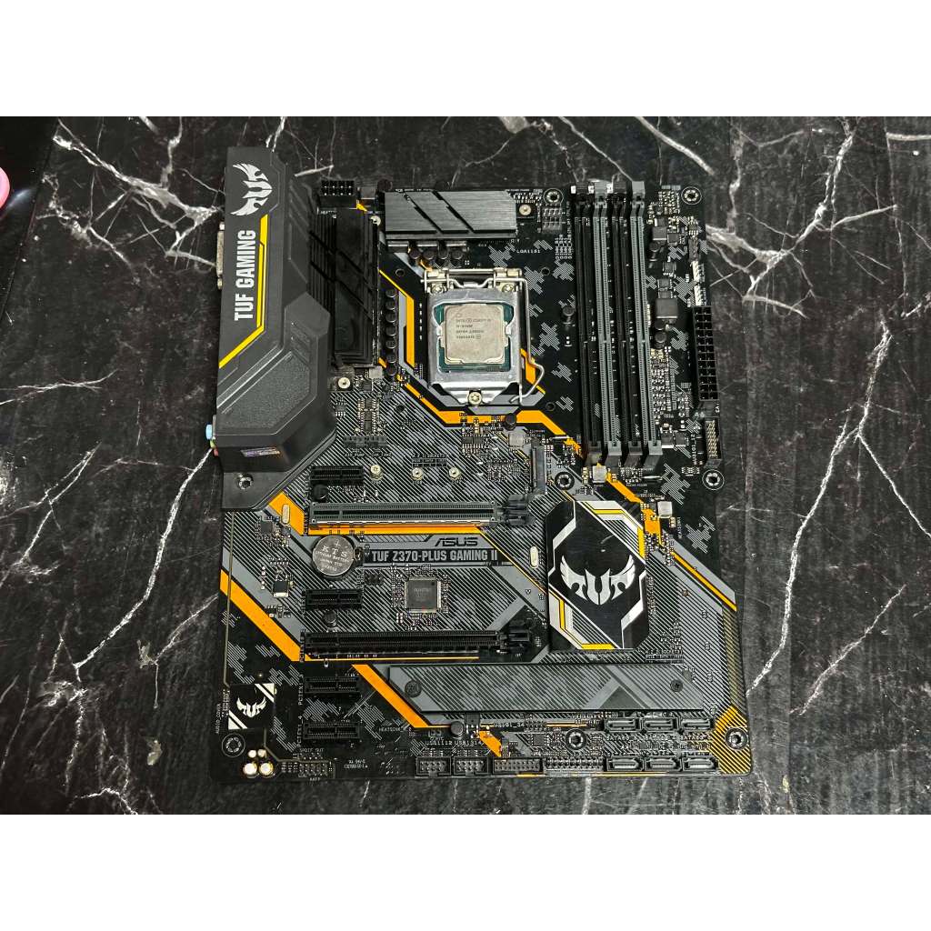 ชุดเมนบอร์ด CPU I5 9400 F + MB Z370 Asus Gamimg ไม่มีฝาหลัง