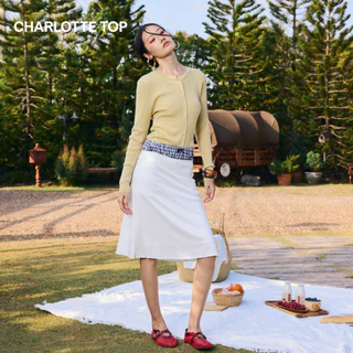 EVERYDAY - Charlotte Top เสื้อไหมพรมกระดุมสแน๊ป
