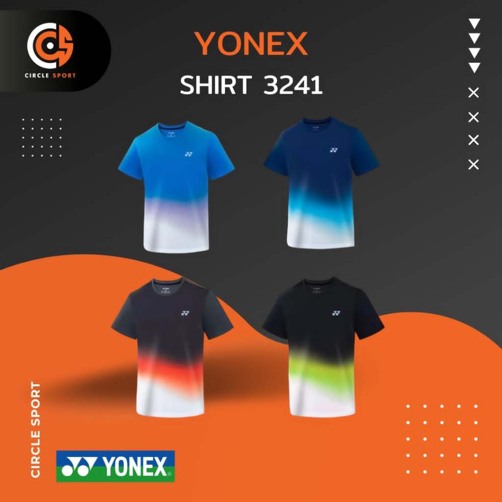 เสื้อแบดมินตัน Yonex Shirt 3241 DRYKNIT (สินค้าลิขสิทธิ์แท้ 100%) *มีบริการสกรีนเพิ่มชื่อตัวเอง*