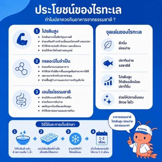 💙จัดส่งทุกวัน จ พ ศ💙 ไรทะเลแช่แข็ง อาร์ทีเมีย อาหารสดสำหรับปลา โปรตีนสูง จากเกษตรกรเนื้อล้วนไม่มีน้ำ(ใช้โค้ดลดได้ค่ะ)