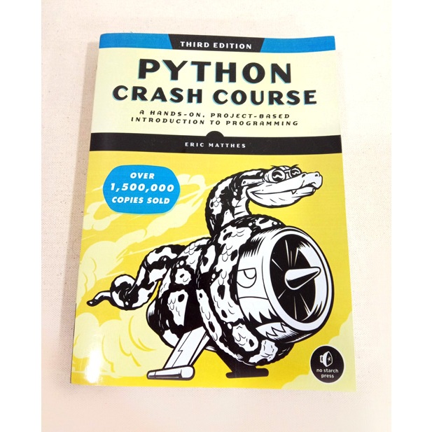 มือ1 Python Crash Course, ฉบับ 3: A Hands-On, เล่มเต็ม 18x25.5 พร้อมส่ง