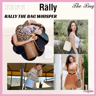 🧧(สินค้าพร้อมส่ง)✅แท้ Rally The Bag Mini Whisper💯Rally Movement Official กระเป๋า Bucket Bag กระเป๋าโท้ กระเป๋าหนัง Rally