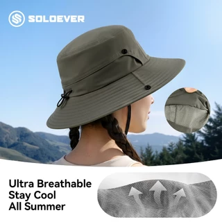 【TH Delivery】SOLOEVER SPORTหมวกบังแดด ทนรังสียูวี กลางแจ้ง ส่งจากไทย หมวกกันแดด uv หมวกตกปลา 360องศ