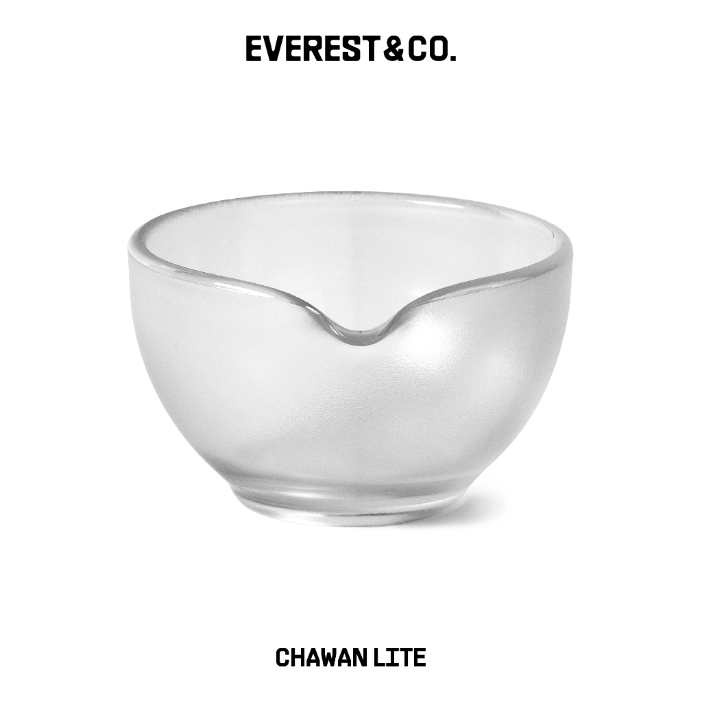 EVEREST&CO. ถ้วยชงชา ถ้วยตีมัทฉะ PC Food Grade ตกไม่แตก รุ่น CHAWAN LITE ขนาด 480 ml.