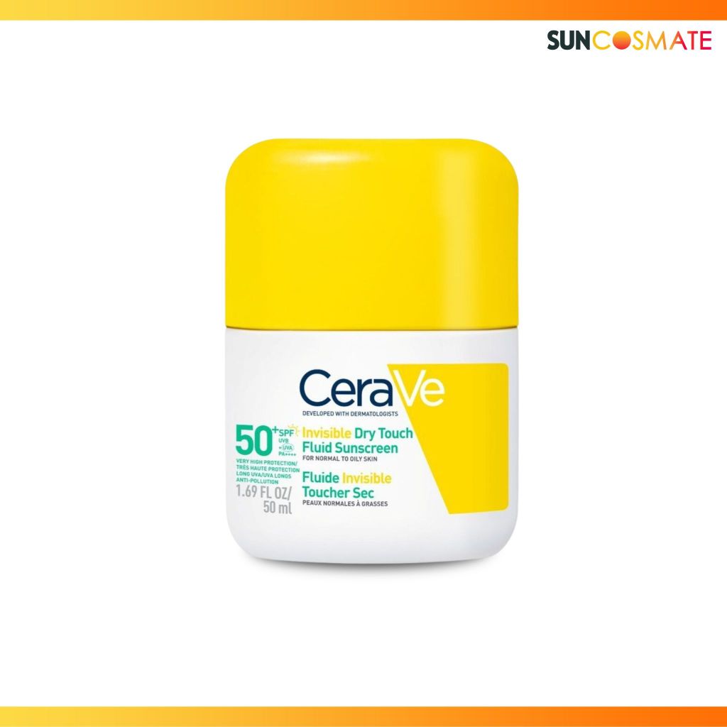 Cerave invisible dry toucher fluid sunscreen#spf50++#50ml