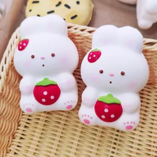 ของเล่นกระต่ายนุ่มนิ่มน่ารัก น่ากอด คืนตัวช้า บีบเล่นได้ และเป็นของขวัญสุดน่ารัก