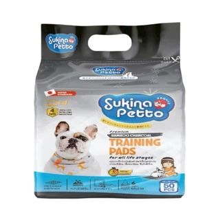 Sukina Petto Training Pad for Dog แผ่นรองซับอย่างหนา แผ่นรองฉี่สุนัขเกรดพรีเมี่ยม
