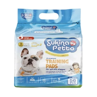 Sukina Petto Training Pad for Dog แผ่นรองซับอย่างหนา แผ่นรองฉี่สุนัขเกรดพรีเมี่ยม