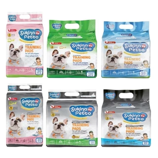 Sukina Petto Training Pad for Dog แผ่นรองซับอย่างหนา แผ่นรองฉี่สุนัขเกรดพรีเมี่ยม