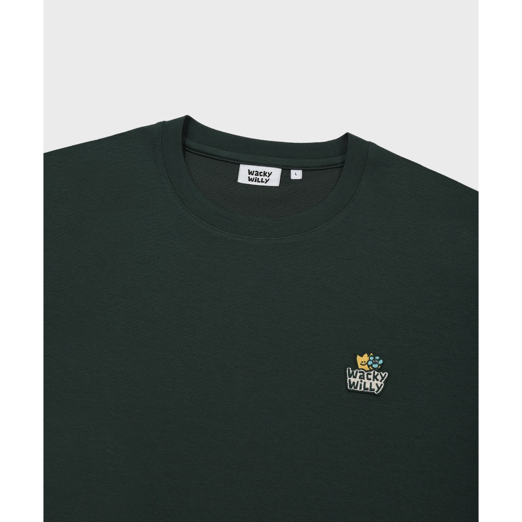 WACKY WILLY เสื้อยืดรุ่น Double Kiky Wappen Short Sleeve T-Shirt Green (80092SKWSSU_S6GNXX) — صورة 4