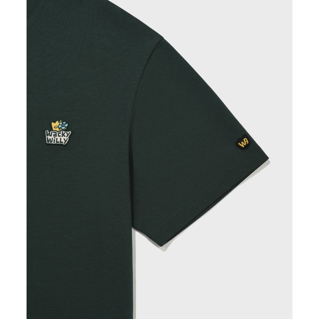 WACKY WILLY เสื้อยืดรุ่น Double Kiky Wappen Short Sleeve T-Shirt Green (80092SKWSSU_S6GNXX) — صورة 6