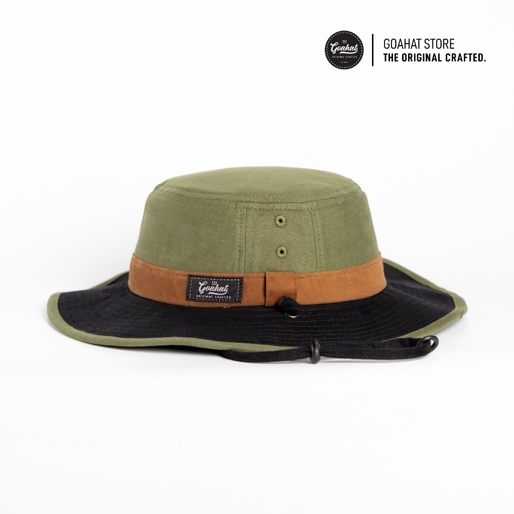G115 Green หมวกเดินป่า สไตล์วินเทจ Premium Cotton นุ่ม เบา ใส่สบาย ระบายอากาศได้ดี