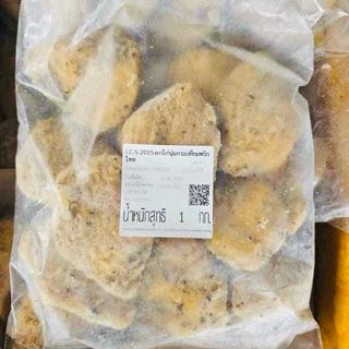 อกไก่นุ่มกระเทียมพริกไทย (ถุงใส) 1 กิโลกรัม | GARLIC AND PEPPER TENDER CHICKEN BREAST