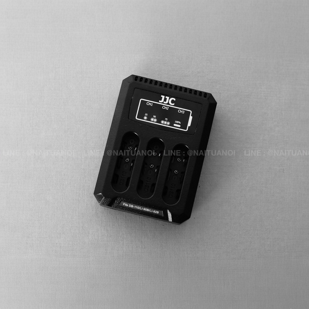 (Used)JJC Battery Changer DCH-USB02 For Ricoh DB-110GRIII, GRIIIX and Olympus LI-90B/LI-92BToughTG-7