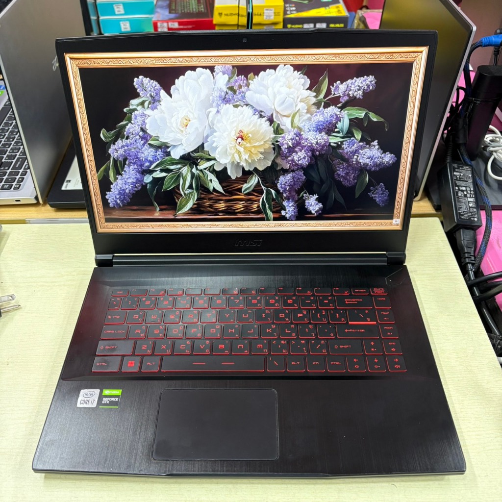 MSI  GF63  THIN  10SC - 266TH  สภาพเครื่อง  80%