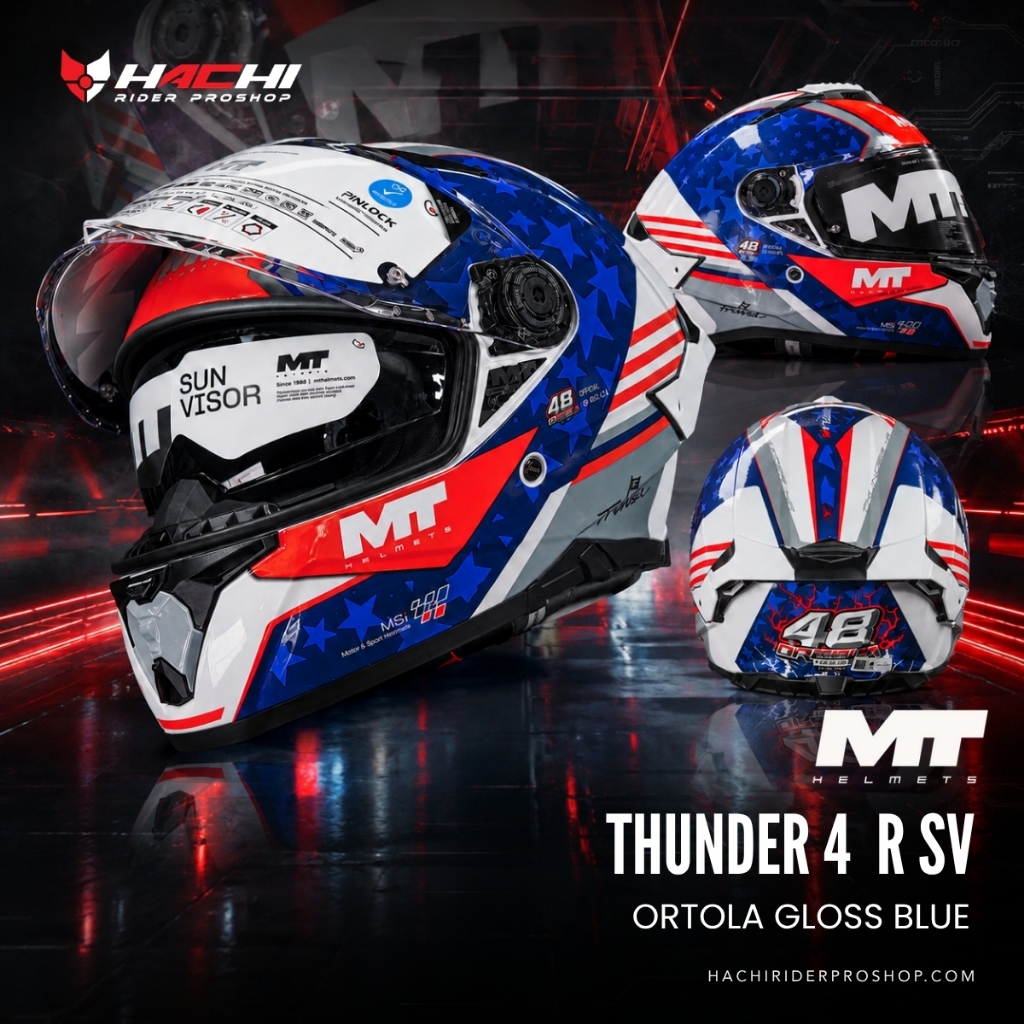 MT THUNDER 4 R SV - Ortola Gloss Blue