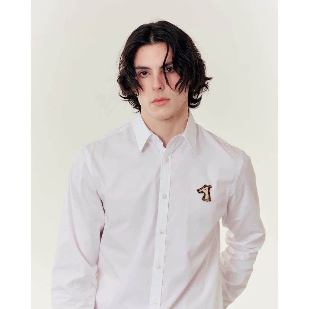 S26MD SMILEYHOUND RIBBON LOGO SHIRT