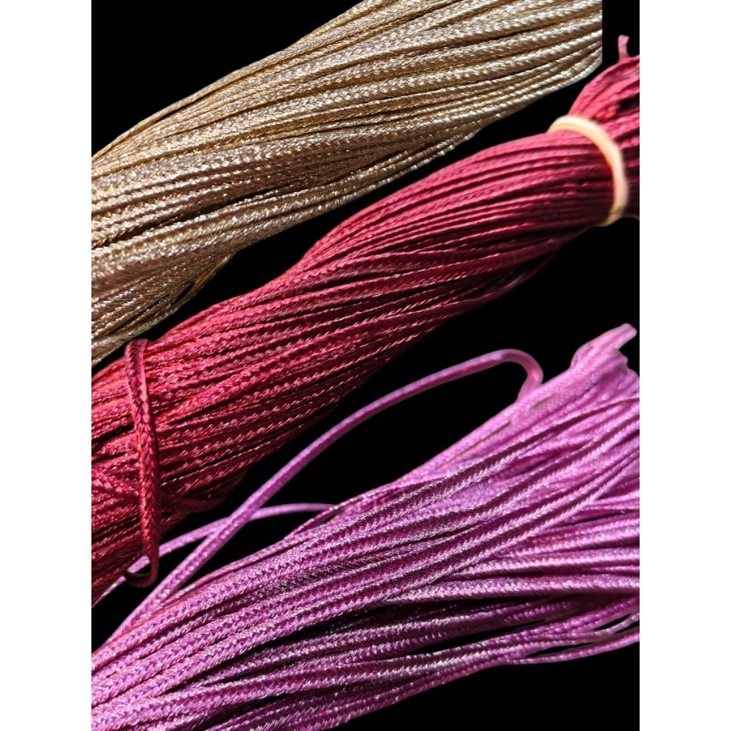 ริบบิ้น  Velora Premium Zari Cord เส้นเอ็นแบนเนื้อเมทัลลิค