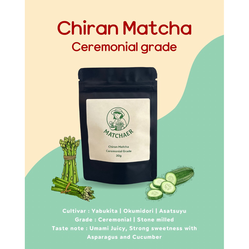 Chiran Matcha ceremonial grade - 30 กรัม