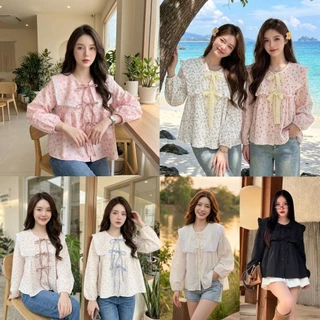 เสื้อคอบัวกระดุมหน้าอกหน้าผ้า44​ นิ้ว​ ยาว​ 23นิ้ว​​ ราคา209บาท​ เหมาะอกจริง​ 32-40นิ้ว