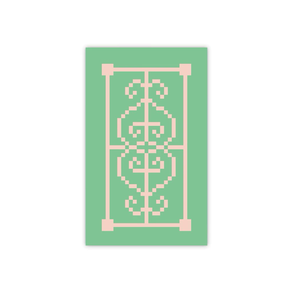 NHMC window pattern sticker