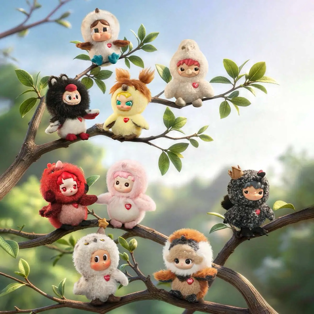 🌟 พร้อมส่ง 🌟 Dear Birds Series-Plush Pendant