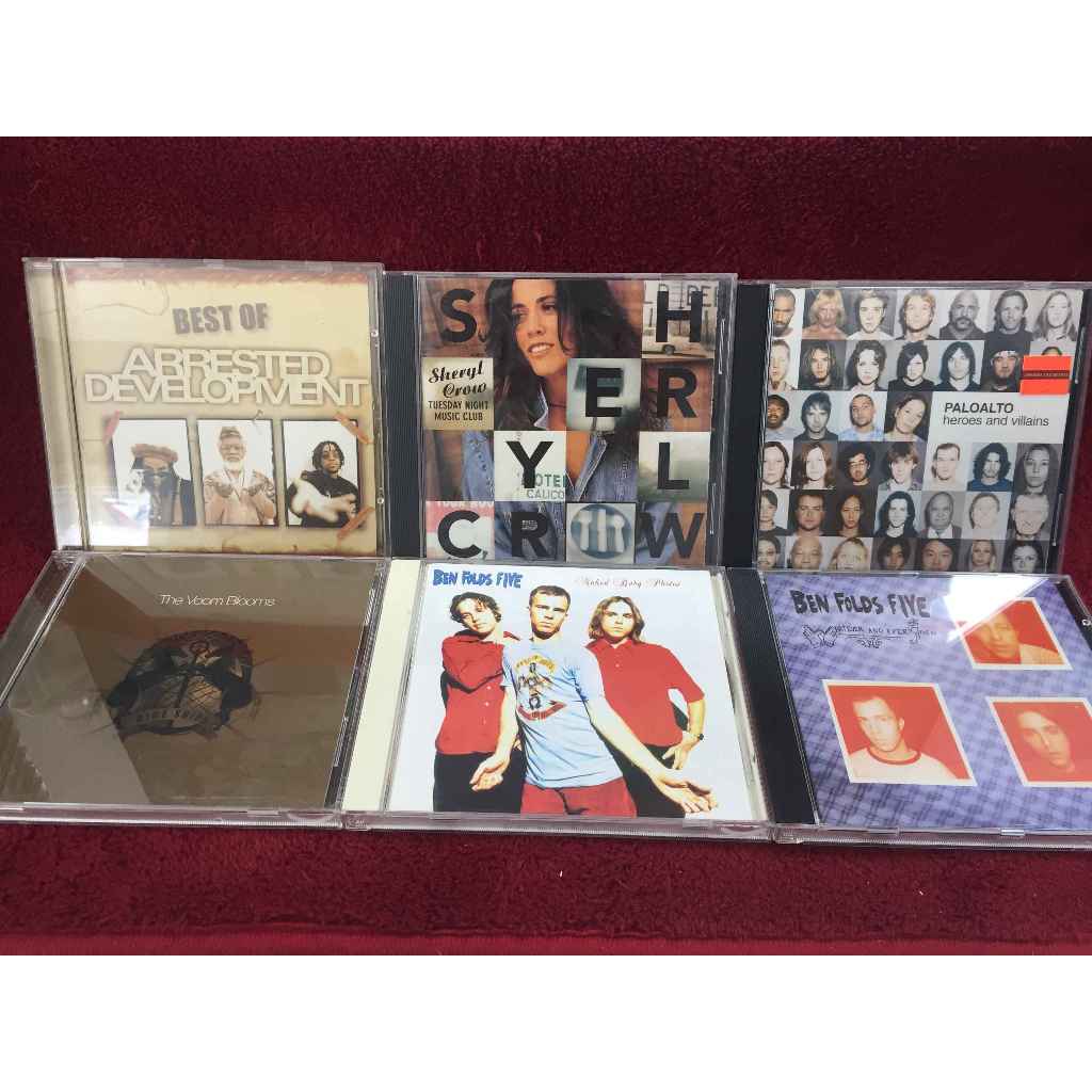 CD Sheryl Crow / Tahiti 80 / Ministry / Sonic Dolls / Ricky Martin / The Cardigans สภาพตามรูปปก AA312(1-45)