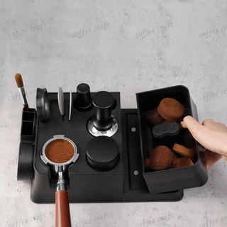 ABS Tamping Station Tamper Holder Tamping Base ฐานผู้ถืออุปกรณ์เสริมกาแฟอเนกประสงค์