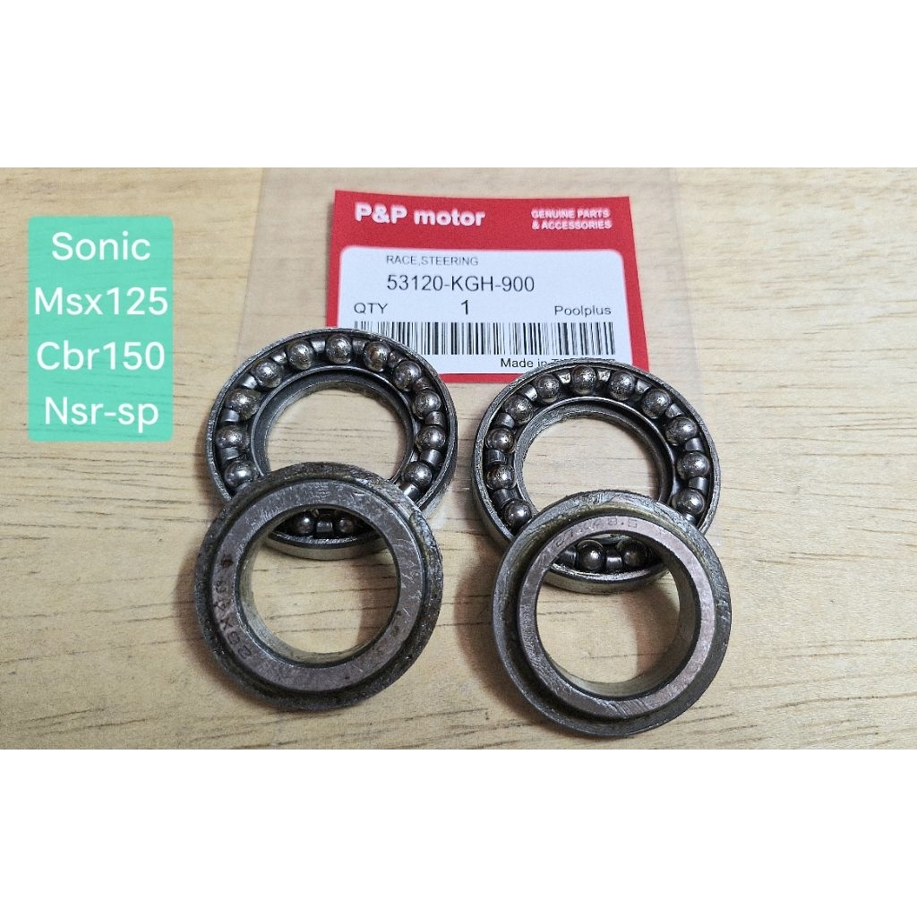 [KGH]ลูกปืนถ้วยคอ ถ้วยคอชุด  Sonic,Msx125,Nsr-sp,Cbr150