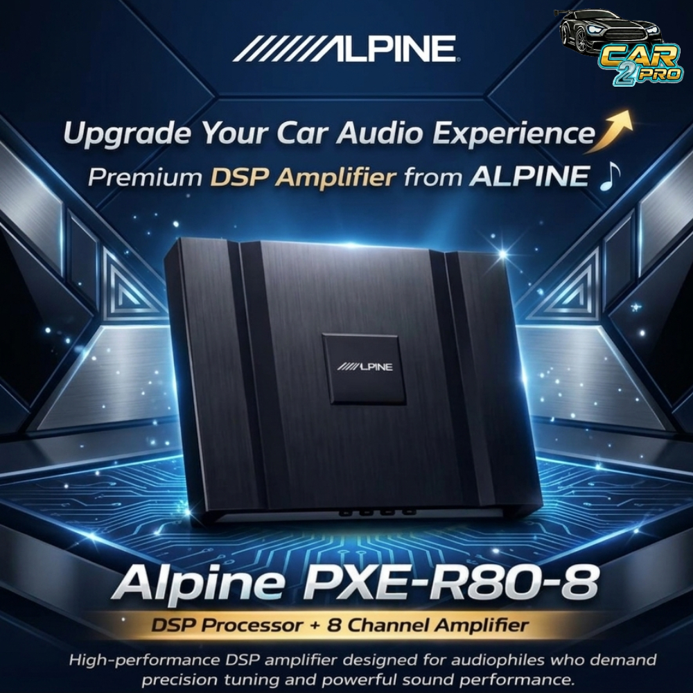 DSP ALPINE PXE-R80-8 (DSP 8 CHANNEL) SOUND PROCESSOR เพิ่มไดนามิคเสียงดีขึ้น DSP AMP เสียงดี รับประก