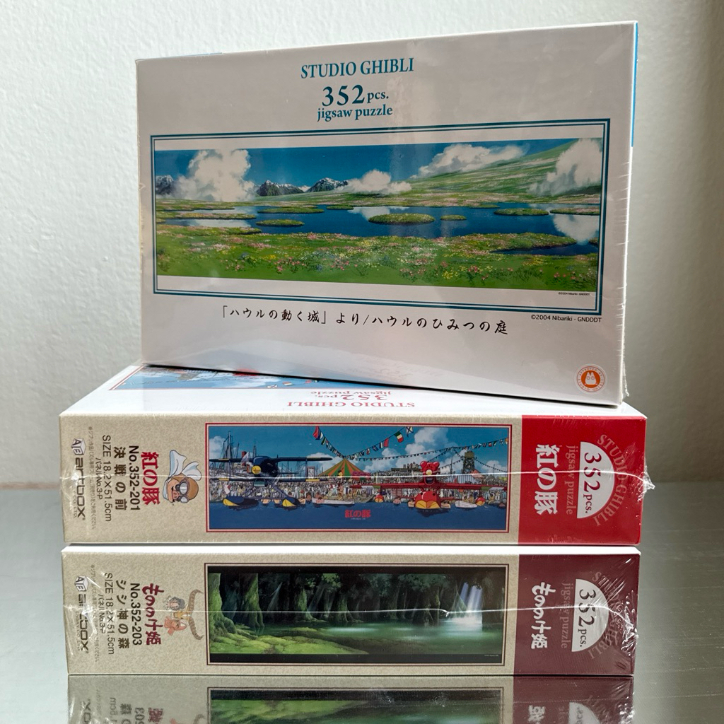 พร้อมส่ง - จิ๊กซอว์ Panorama Studio Ghibli 352 ชิ้น กล่องซีลมือ 1 | jigsaw puzzle