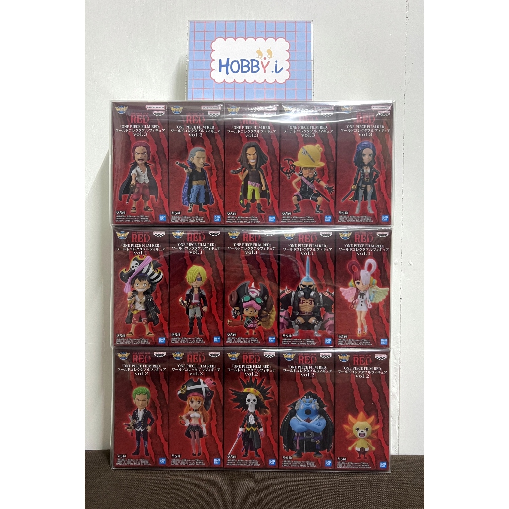 (พร้อมส่ง) แท้ มือ1 WCF ONE PIECE | World Collectable Figure One Piece | Film RED | วันพีซ (set)