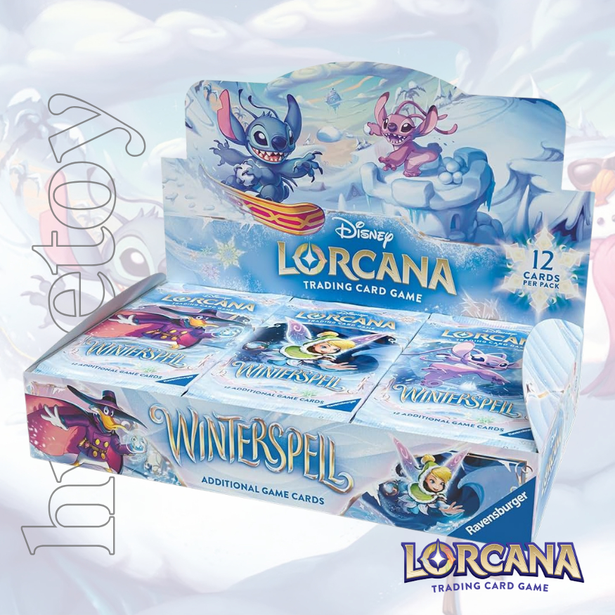 (แบบซอง-ยอน260) Winterspell Lorcana Disney TCG (1ซอง/12ใบ)