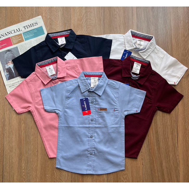 เสื้อเชิ้ตคอปก cartter’s เด็กผู้ชาย 2-12Y 📌(ส่งจากไทย🇹🇭)
